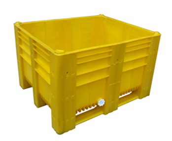 1210封闭式塑料卡板箱